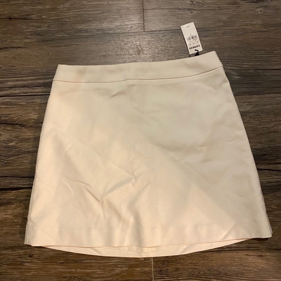 Express cream A-line mini skirt - Picture 2 of 2